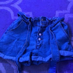 blue long shorts good condition